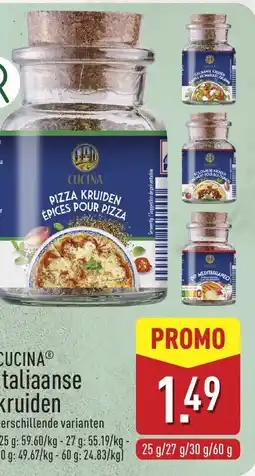ALDI Cucina italiaanse kruiden aanbieding