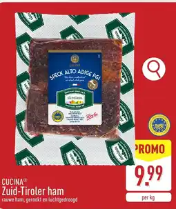 ALDI Cucina zuid-tiroler ham aanbieding