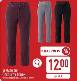 ALDI Up2Fashion Corduroy Broek aanbieding