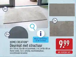 ALDI Home Creation Deurmat met Structuur aanbieding