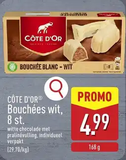 ALDI Côte d'Or Bouchées Wit aanbieding
