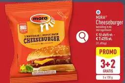 ALDI Mora Cheeseburger aanbieding