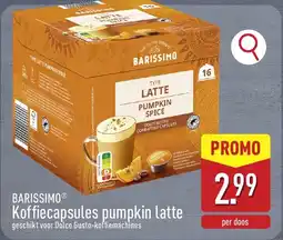 ALDI Barissimo Koffiecapsules Pumpkin Latte aanbieding