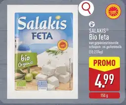 ALDI Salakis Bio Feta aanbieding
