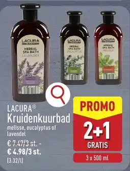 ALDI Lacura Kruidenkuurbad aanbieding