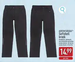 ALDI Adventuridge Softshell Broek aanbieding