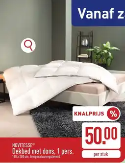 ALDI Novitesse Dekbed met Dons, 1 pers aanbieding