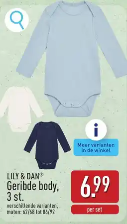ALDI Lily & Dan Geribde Body aanbieding