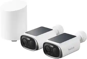 Coolblue Reolink Argus B340S Lot de 2 + Home Hub 1 Lite aanbieding