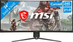 Coolblue MSI MPG 346CQRF X24 aanbieding