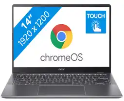 Coolblue Acer Chromebook Plus 514 CB514-6HT-39RP AZERTY aanbieding