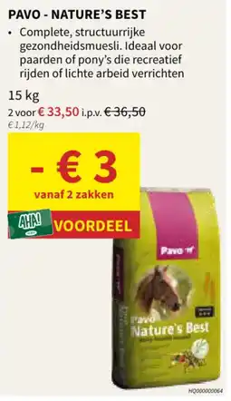 Horta Pavo - Nature's Best aanbieding