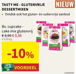 Horta tasty me - glutenvrije dessertmixen aanbieding