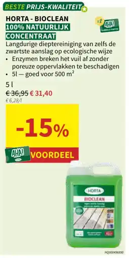 Horta Horta bioclean aanbieding