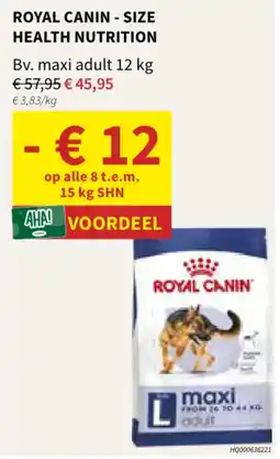 Horta royal canin size health nutrition aanbieding