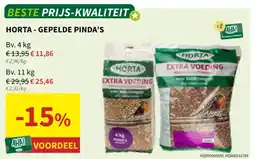 Horta horta - gepelde pinda's aanbieding