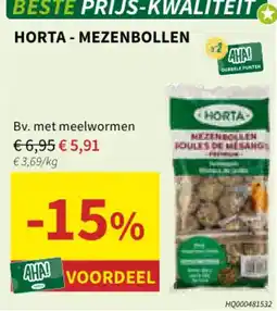 Horta horta - mezenbollen aanbieding