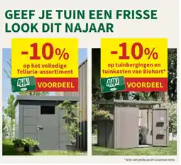 Horta tuinbergingen en tuinkasten van Biohort aanbieding