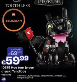 Dreamland Hoe tem je een draak: Tandloos aanbieding