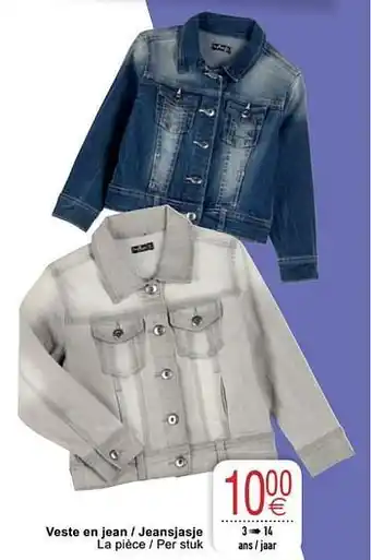 Cora Veste en jean - jeansjasje 3-14 aanbieding