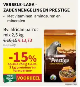 Horta zadenmengelingen prestige aanbieding