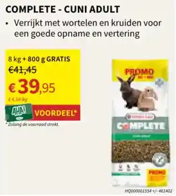 Horta Complete - Cuni Adult aanbieding