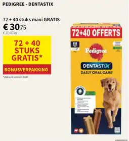 Horta Pedigree dentastix aanbieding