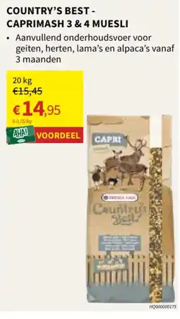 Horta Country's Best - Caprimash 3 & 4 Muesli aanbieding