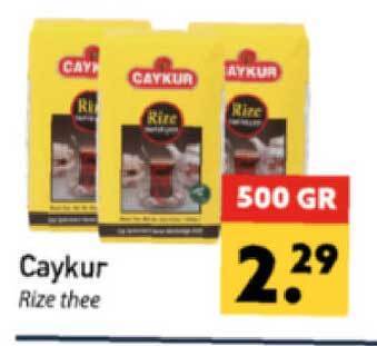 Tanger Markt Caykur Rize Thee aanbieding