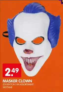 Yess Masker clown aanbieding