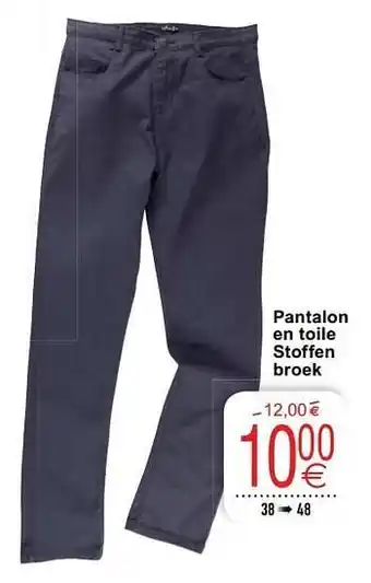 Cora Pantalon en toile stoffen broek 38-48 aanbieding