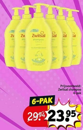 Kruidvat Zwitsal shampoo aanbieding