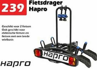 iTEK Fietsdrager hapro aanbieding