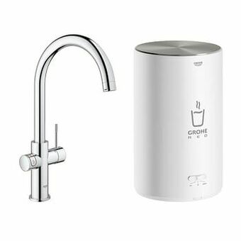 GAMMA Grohe Red Compact 3-in-1 keukenkraan met 3 liter Kokend Water Boiler Chroom aanbieding