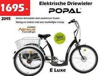 iTEK Elektrische driewieler aanbieding