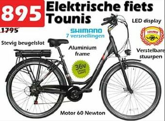 iTEK Elektrische fiets tounis aanbieding