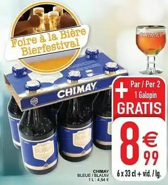 Cora Chimay bleue - blauw aanbieding