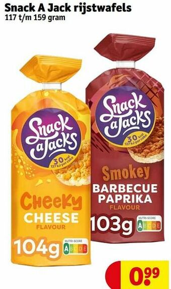 Kruidvat Snack a jack rijstwafels aanbieding