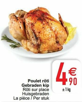 Cora Poulet rôti gebraden kip aanbieding