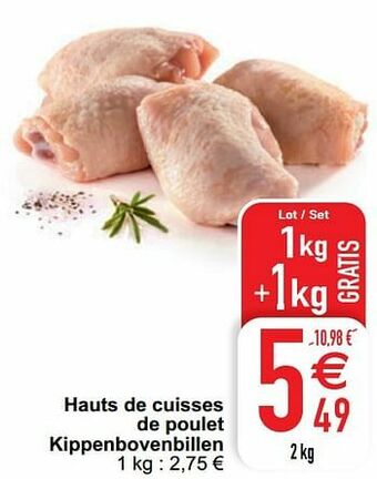 Cora Hauts de cuisses de poulet kippenbovenbillen aanbieding