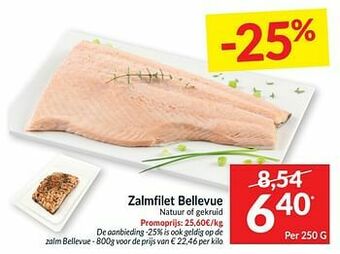 Intermarché Zalmfilet bellevue natuur of gekruid aanbieding