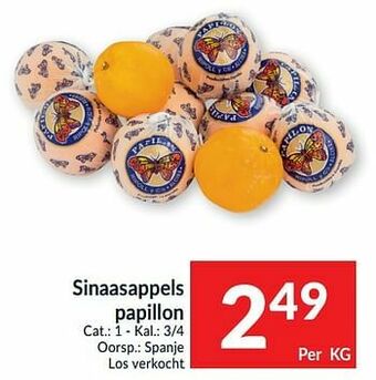 Intermarché Sinaasappels papillon aanbieding