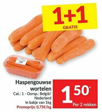 Intermarché Haspengouwse wortelen aanbieding
