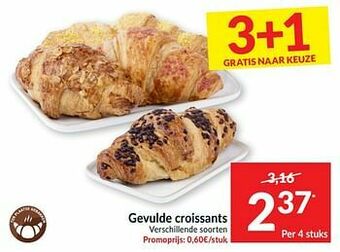 Intermarché Gevulde croissants aanbieding