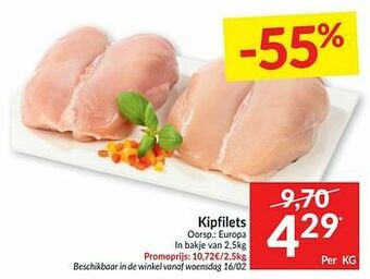 Intermarché Kipfilets aanbieding