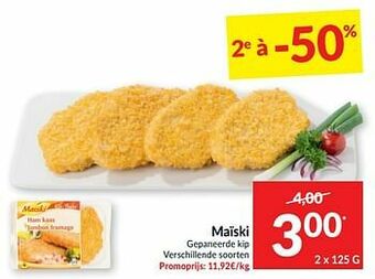 Intermarché Maïski gepaneerde kip aanbieding