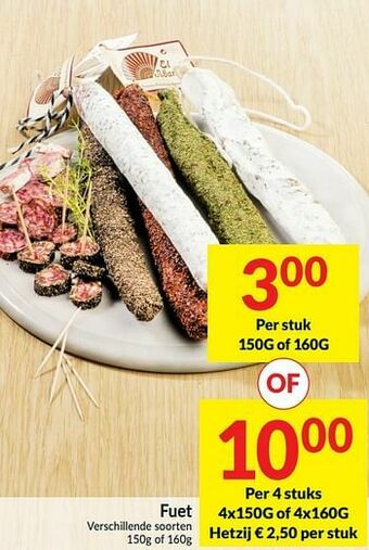 Intermarché Fuet aanbieding