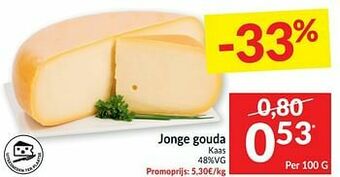 Intermarché Jonge gouda kaas aanbieding