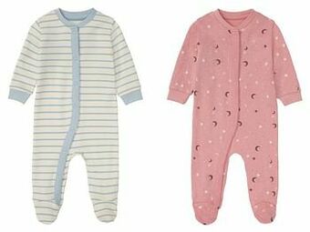 Lidl LUPILU® Biokatoenen pyjama voor baby’s aanbieding