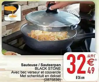Cora Sauteuse - sauteerpan black stone aanbieding